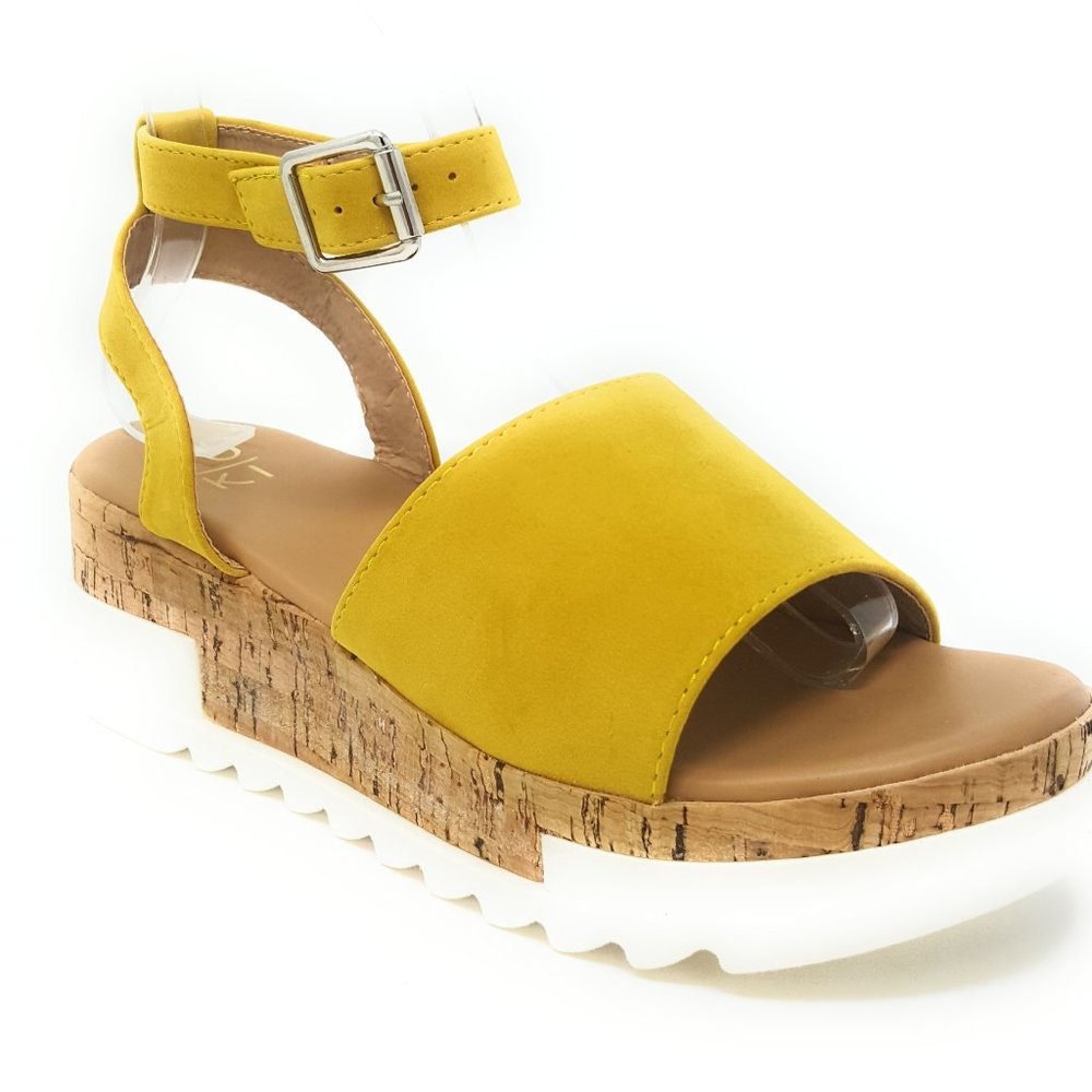 Thick & Thin Strap Women Wedge Sandal YB45